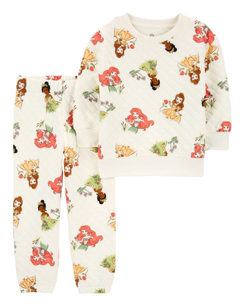 Toddler 2-Piece Disney Princess Sweatshirt & Pant Set, 
