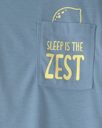 Toddler Boy Bird Loose Fit 2-Piece Pyjama Set - Blue, 