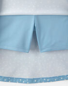 Filles - Robe de style sportif &agrave; pois - Bleu, image 3 sur 4 diapositives