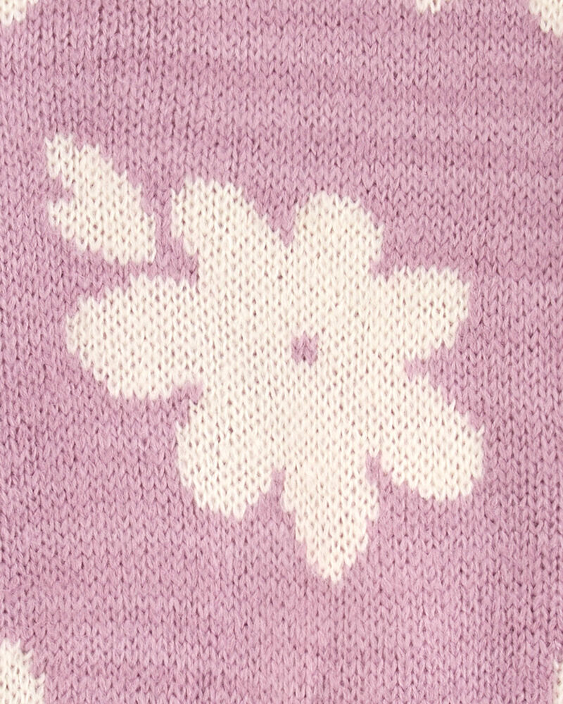 Toddler Floral Mohair-Like Sweatshirt, image 2 of 4 slides