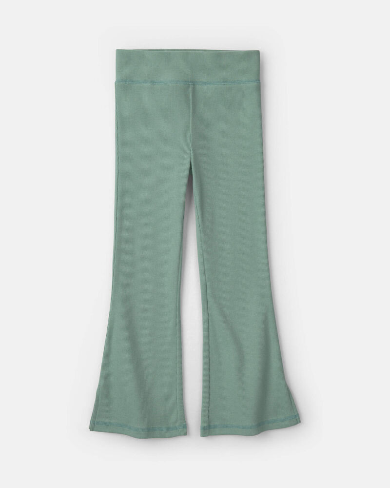 Filles - Ensemble 2 pi&egrave;ces haut manches longues &agrave; motif papillon et pantalon en molleton - Vert, image 2 sur 5 diapositives