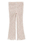 Toddler Floral Thermal Flare Pants, image 4 of 6 slides