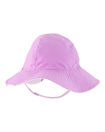 Baby Heart Print Reversible Swim Hat, 