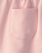 Toddler Girl 2-Piece Floral Ruffle Top & Short Set - Pink, image 4 of 5 slides