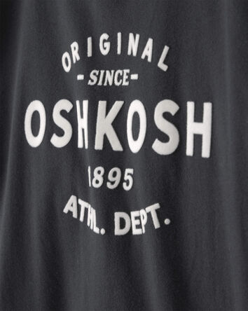 Gar&ccedil;ons - T-shirt &agrave; manches courtes &agrave; imprim&eacute; logo OskKosh - Noir, 