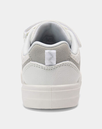 Toddler Boy Casual Shoes - White/Grey, 