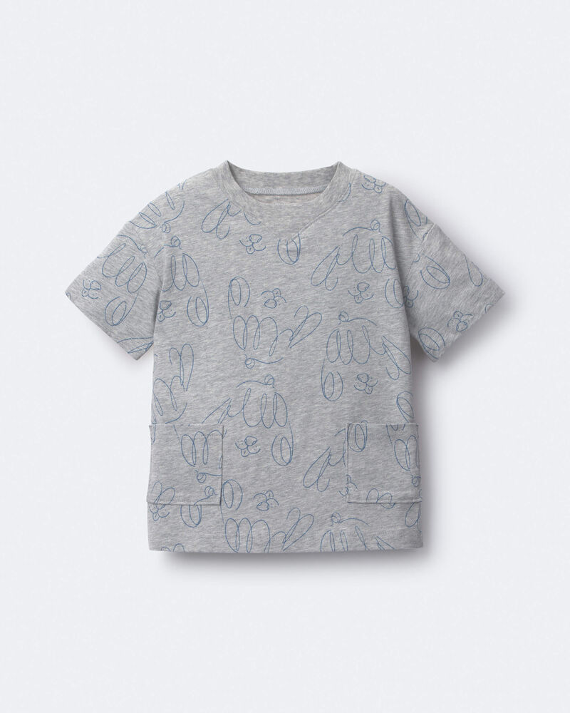 Toddler Otter Pocket Tee - Heather Grey, image 1 of 2 slides