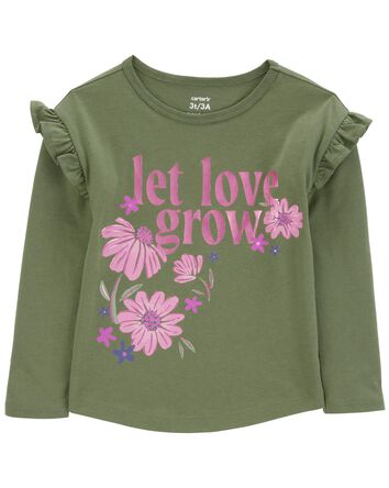Baby Let Love Grow Flutter Graphic T-Shirt, 