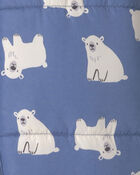 Baby Boy Polar Bear Pramsuit- Blue
, image 3 of 3 slides