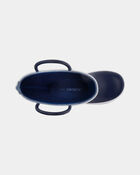 Toddler Boy Striped Rain Boots - Navy/White, image 4 of 6 slides