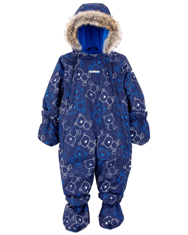 One Piece Snowsuit Carters Snowsuit Navy, Blue Baby 1-Piece
