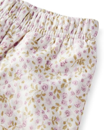 Baby 2-Piece Cardigan & Pants Set Made with Organic Cotton in Botanic Muse Print, 