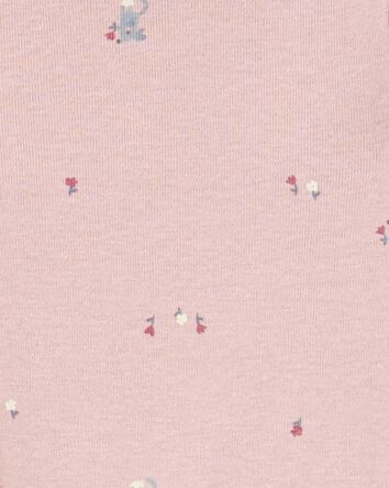 Baby Dusty Rose 3-Piece Bodysuit Pant Set, 