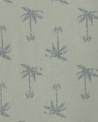 Boys Palm Tree Cotton-Blend - Green, image 2 of 3 slides