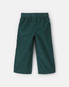Pantalon en velours c&ocirc;tel&eacute; &agrave; jambe large &agrave; motif chien - Vert, image 4 sur 5 diapositives