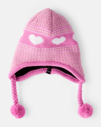 Filles - Tuque péruvienne KOMBI joli cœur, 