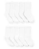 Enfant 10 paires de chaussettes mi-mollet, image 1 sur 2 diapositives