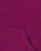 Toddler Girl Fleece Pullover Sweatshirt - Burgundy, image 2 of 3 slides