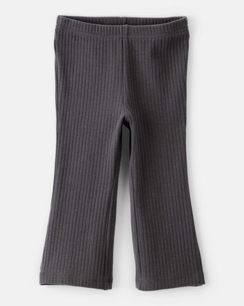 Bébé fille - Pantalon évasé en coton – Noir, 