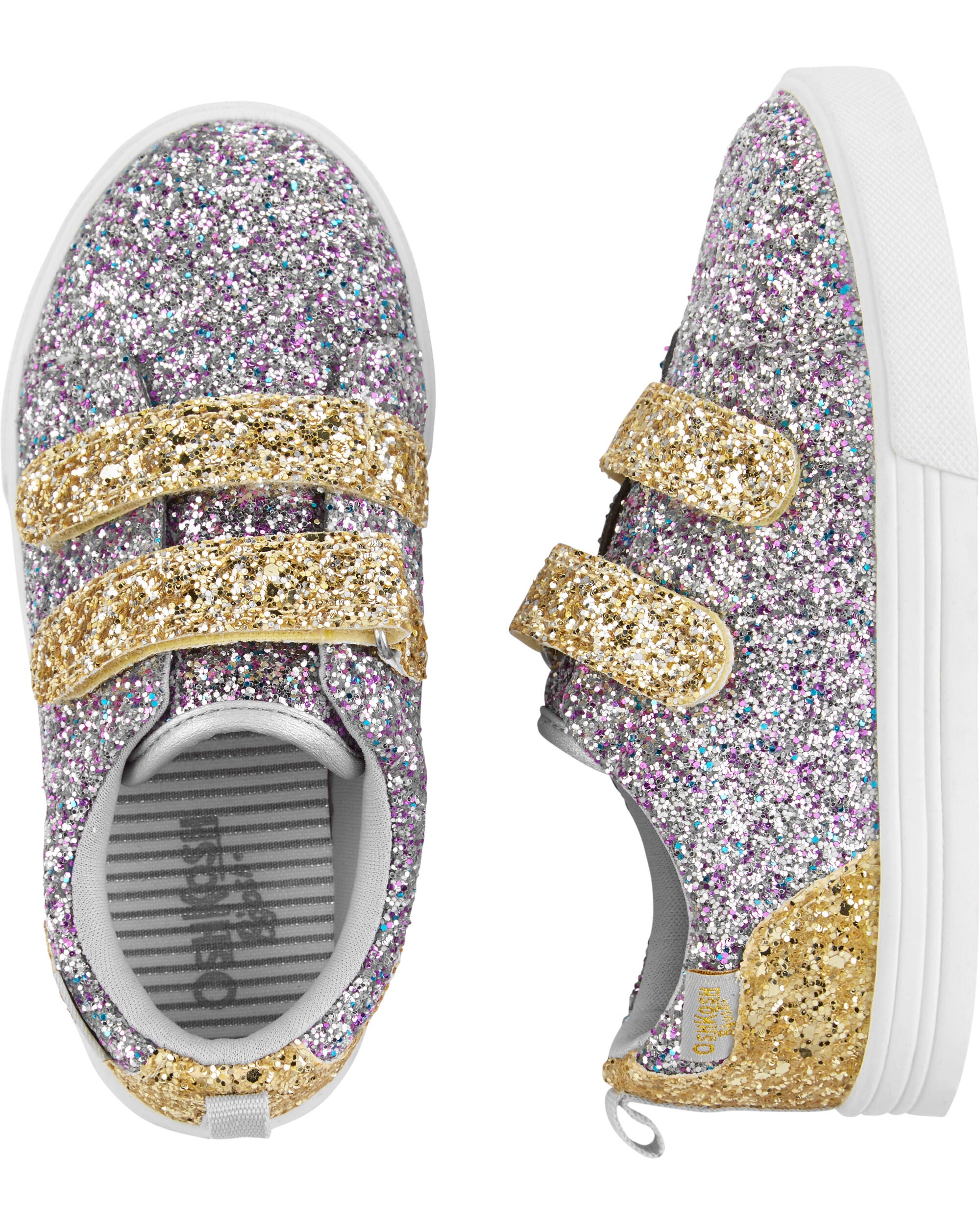 carter's glitter casual sneakers