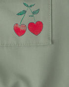 B&eacute;b&eacute; fille -  Blouson utilitaire mi-&eacute;paisseur pour fille - Vert, image 3 sur 3 diapositives