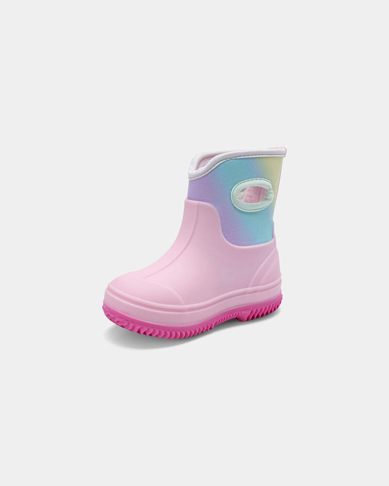Toddler Girl Mounty Neoprene Snow Boots - Pink, image 4 of 7 slides