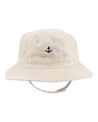 Baby Anchor Bucket Hat - Tan, image 1 of 2 slides