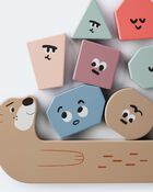 Toddler Otter Wooden Stacker Activity Set, image 2 of 3 slides