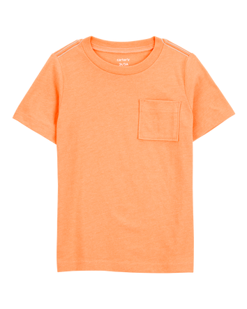 Toddler Solid Short-Sleeve Tee - Orange, 