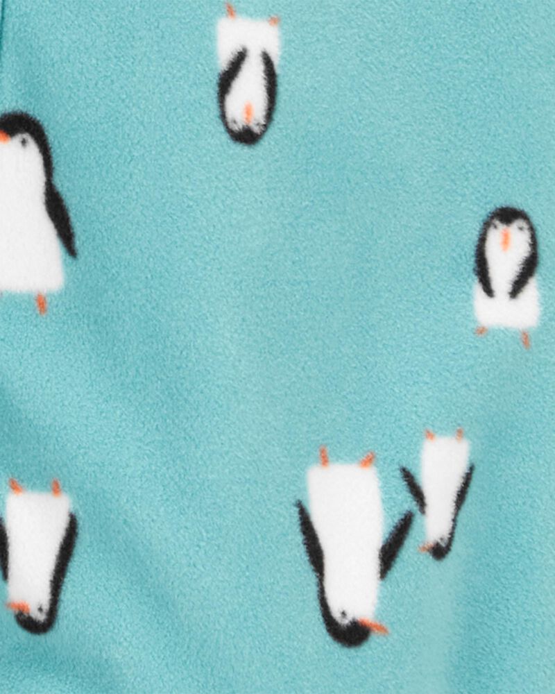 Toddler 1-Piece Penguin Fleece Footie Pyjamas, image 3 of 5 slides