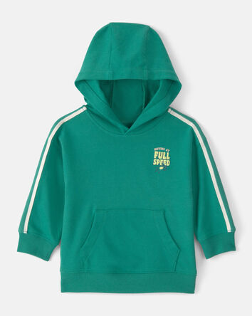 Baby Boy 'Full Speed' French Terry Hoodie - Green, 