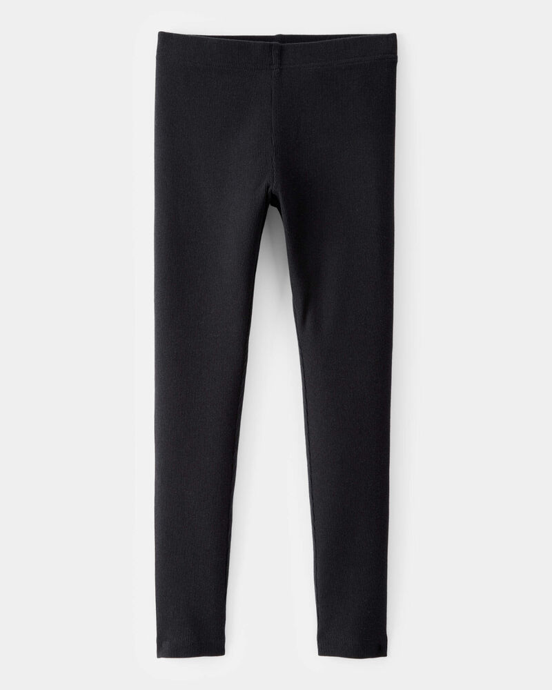 Kid Ribbed Leggings, image 1 of 4 slides