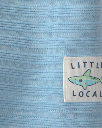Baby Boy 2-Piece Shark Top & Short Set - Blue, 