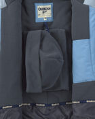 Boys  2 Piece Snowsuit With Chest Pocket- Grey, image 5 of 11 slides