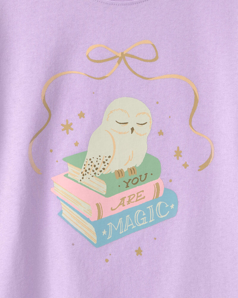 Girls 'Magic' Harry Potter&reg; Graphic Tee - Purple, image 3 of 4 slides