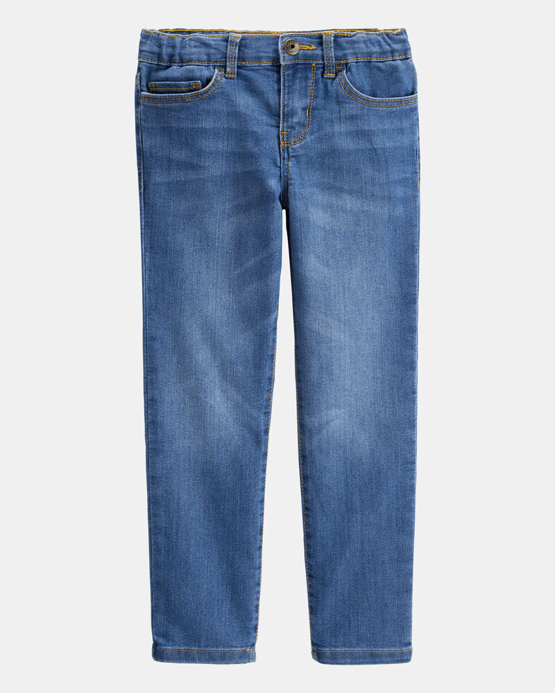 Kid Skinny Jeans in Lagoon Blue Wash, image 1 of 4 slides