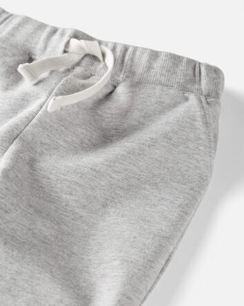 Baby Organic Cotton Essentials Set in Heather Grey, 