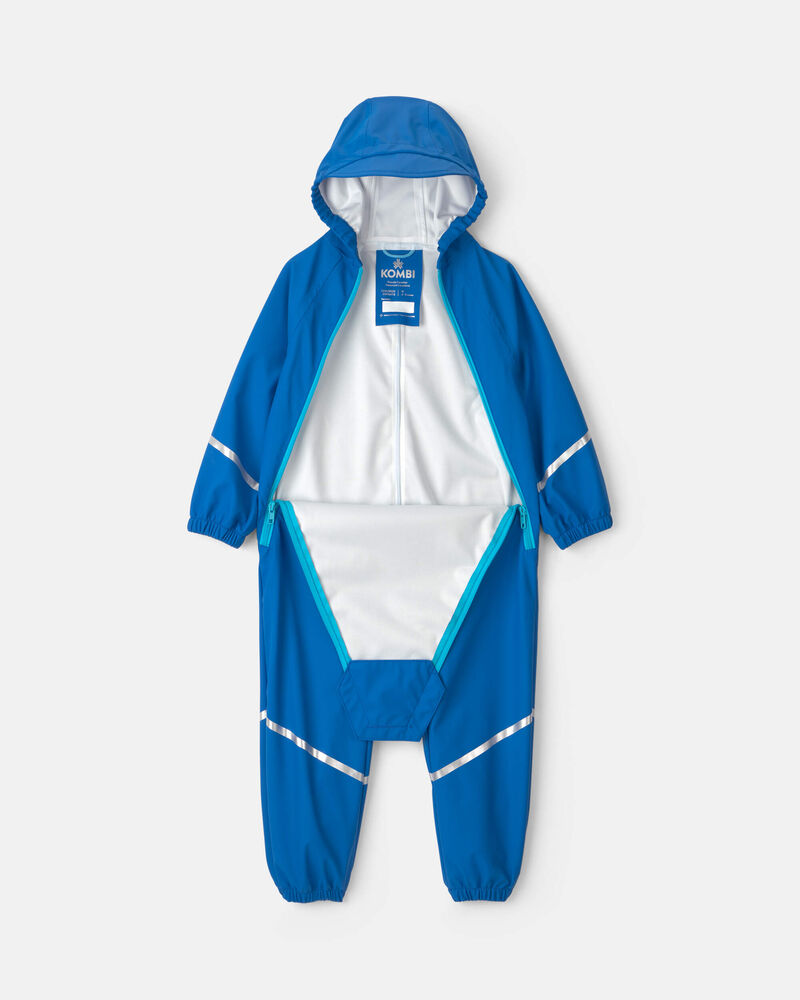 Toddler Boy Kombi Light Weight 1pc Rain Suit - Blue, image 2 of 4 slides