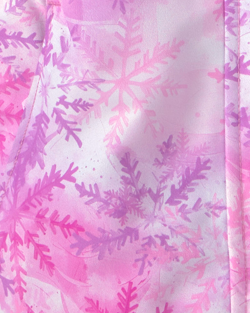 Toddler Girl 2 Piece Snowflake Snowsuit- Lilac, image 6 of 13 slides