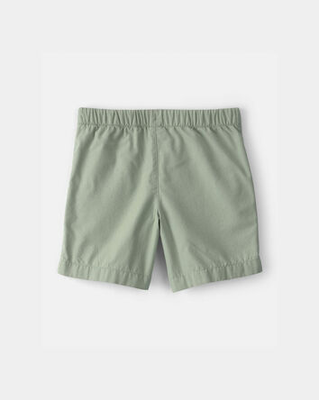 Boys Canvas Shorts - Green, 