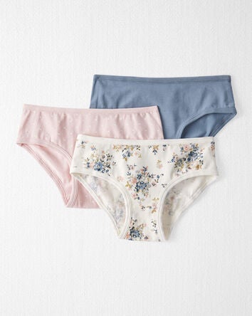 Kid 3-Pack Organic Cotton Underwear, 