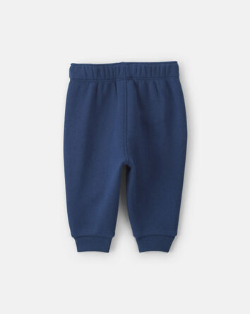 Baby Boy Fleece Pants - Navy Blue, 