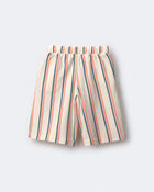 Tout-petit fille - Pantalon capri &agrave; jambes larges &agrave; rayures - Cr&egrave;me, image 6 sur 7 diapositives