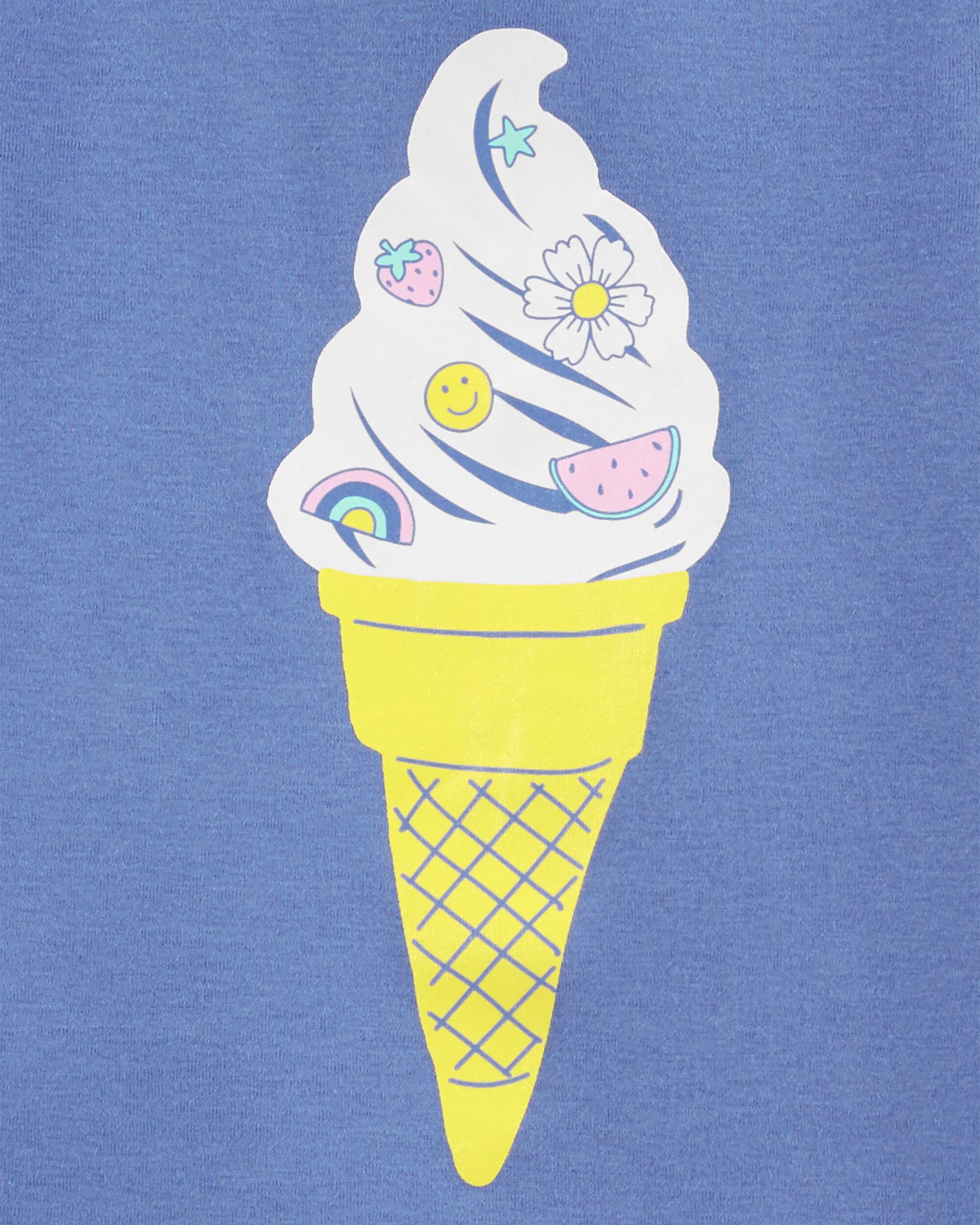 Multi 4 Piece Ice Cream 100 Snug Fit Cotton PJs Carter s Canada