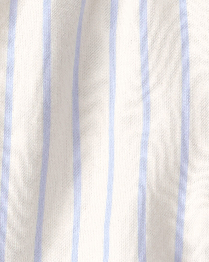 Baby 2-Piece Lighthouse Top & Short Set - Blue/Ivory, image 2 of 4 slides