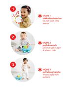 Baby Explore & More Dinosaur 3-in-1 Baby Musical Pull Toy, image 3 of 6 slides