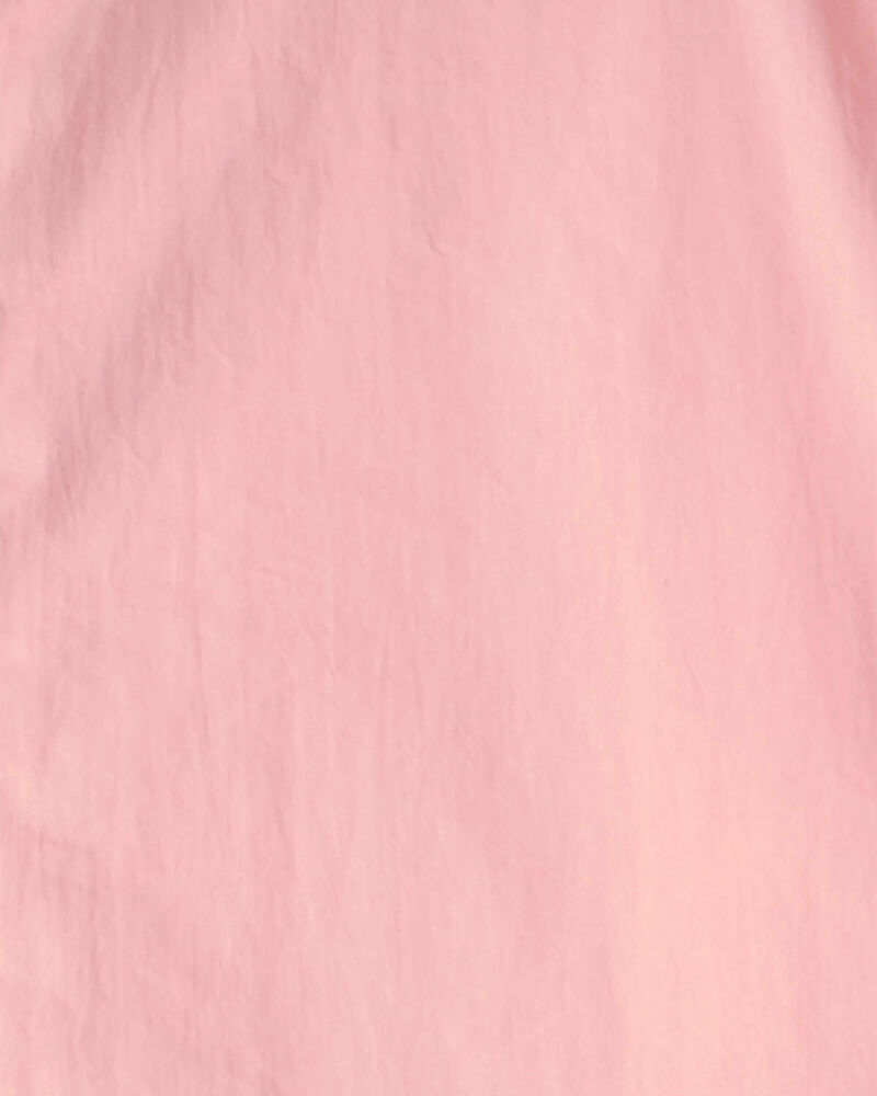 Girls Girl Mid Weight Pink Peplum Jacket- Pink, image 3 of 3 slides