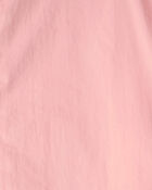 Girls Girl Mid Weight Pink Peplum Jacket- Pink, image 3 of 3 slides