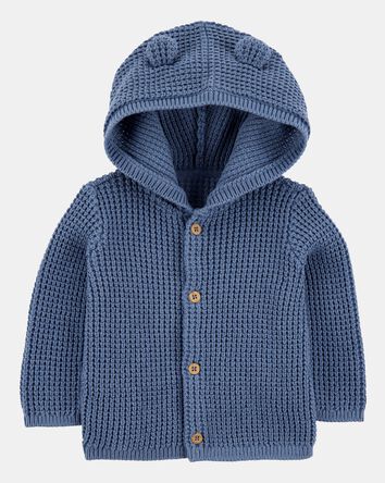 B&eacute;b&eacute; Cardigan &agrave; capuchon, 