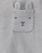 Baby 2-Piece Organic Cotton Sweater Knit Top & Pant Set, image 3 of 5 slides